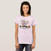 T-shirt Comment ça, les papillons ne poussent pas sur les (Devant entier)