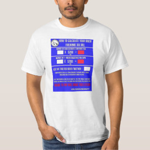 T-SHIRT COMMENT CALCULER VOTRE PROJET DE LOI DE LA TAXE SU
