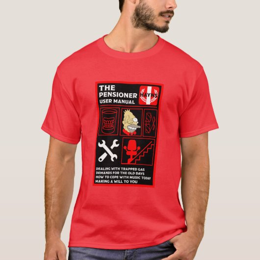 T-shirt Comment comprendre les personnes âgées (Devant)