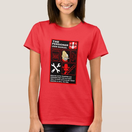 T-shirt Comment comprendre les personnes âgées (Devant)