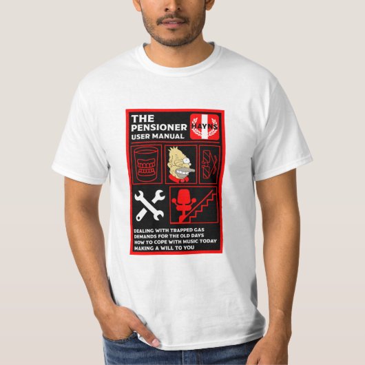 T-shirt Comment comprendre les personnes âgées (Devant)