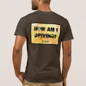 T-shirt Comment conduis-je ? (Dos)