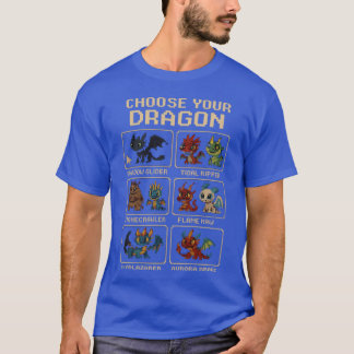 T-shirt Comment dresser votre dragon Version 16bits garçon