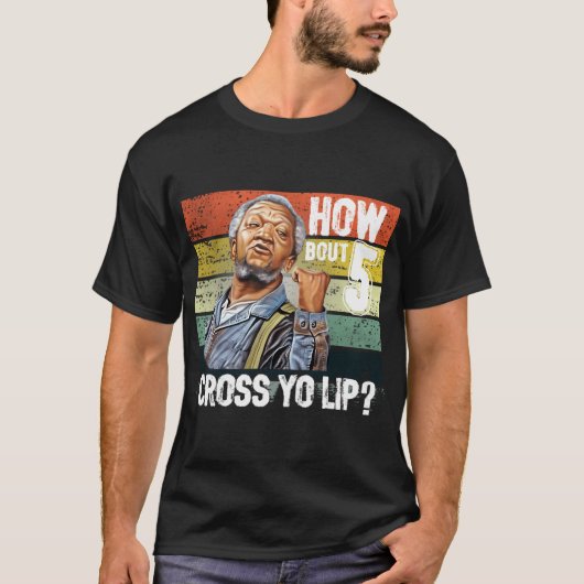 T-shirt Comment Environ 5 Lèvres Croisées Fils À Sanford C (Devant)