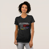 T-shirt Comment faire un principal adjoint (Devant entier)