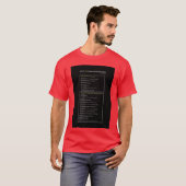 T-shirt Comment gagner des amis et influencer les gens Dal (Devant entier)