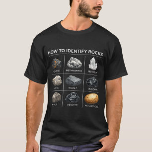 T-shirt Comment identifier les roches géologie amateur min
