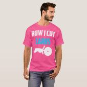 T-shirt Comment j'ai coupé Carbes Drôle Diet Travailler su (Devant entier)