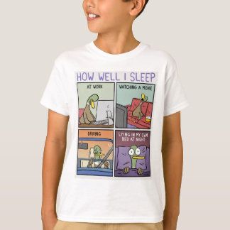 T-shirt Comment je dors