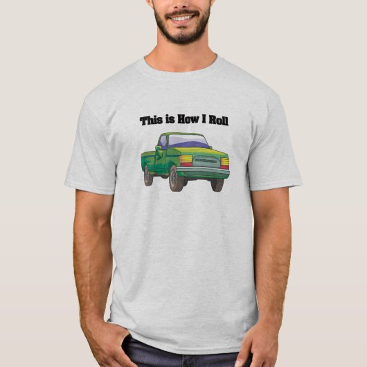 T-shirt Comment je roule (Camionnette) (Devant)