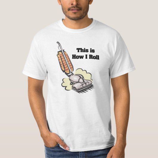 T-shirt Comment je roule (nettoyant à vide) (Devant)
