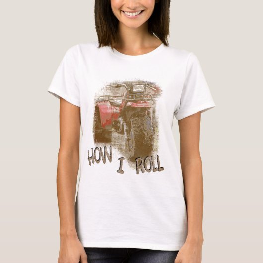 T-shirt Comment je roule - trois-roues du tricycle d'ATC (Devant)