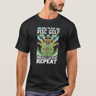 T-shirt comment jouer la chemise de golf disque pour homme