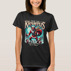 T-shirt Comment Le Krampus A Volé Le Krampus De Noël Arriv