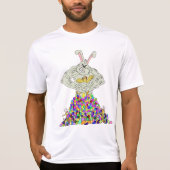 T-shirt Comment le lapin de Pâques obtient ses oeufs (Devant)