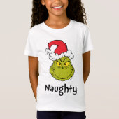 T-Shirt Comment le pouce a volé Noël | Naughty Grinch (Devant)