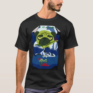 T-shirt Comment le Pug a volé Noël - Parodie de Pug de vac
