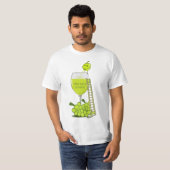 T-shirt Comment le vin est rendu amusant Graphique (Devant entier)