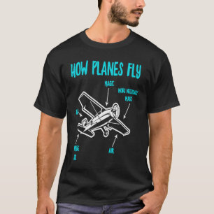 T-shirt Comment les avions volent Aviation RC Avion Pilote