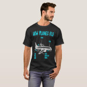 T-shirt Comment les avions volent avion Aérospatiale Ingén (Devant entier)