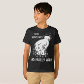 T-shirt Comment Les Flammes De Neige Sont Vraiment Frappée (Devant entier)