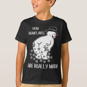 T-shirt Comment Les Flammes De Neige Sont Vraiment Frappée