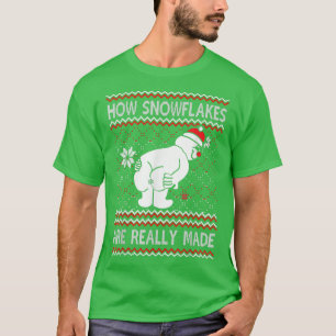 T-shirt Comment les flocons de neige sont vraiment faits B