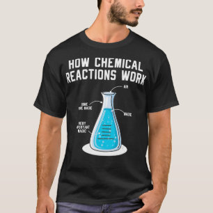T-shirt Comment les réactions chimiques travaillent Ingéni