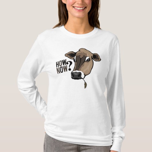 T-shirt Comment maintenant vache Brown ? (Devant)