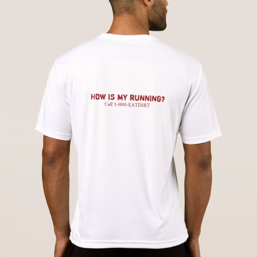 T-shirt Comment mon court ? (Dos)