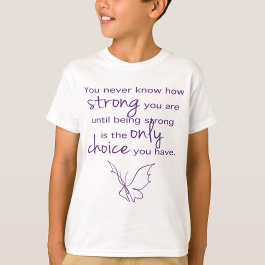 T-shirt Comment papillon fort (Devant)