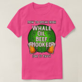 T-shirt Comment Parler Irish Whale Oil Beef Hooked St Patr (Design devant)