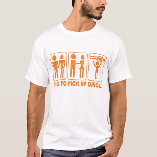 T-shirt Comment prendre des poussins (Devant)