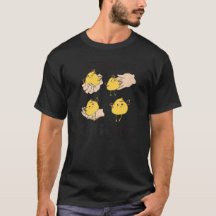 T-shirt Comment ramasser des poussins Animal de ferme pour