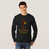 T-shirt Comment ramasser les poulets Dessins de poulet 3 (Devant entier)