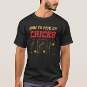 T-shirt Comment ramasser les poussins Pun Agricole Hommes (Devant)