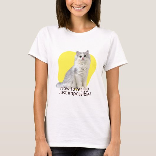 T-shirt Comment résister ? Tout simplement impossible ! (Devant)