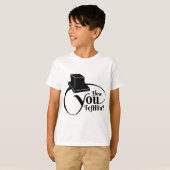 T-shirt "Comment tu tefillines" (Noir) (Devant entier)