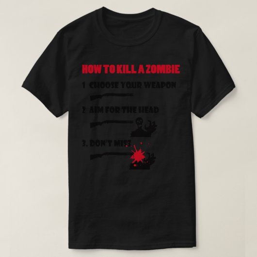 T-shirt Comment tuer (Design devant)