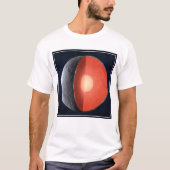 T-shirt Comment Une Planète Rocheuse Se Forme. (Devant)