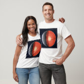 T-shirt Comment Une Planète Rocheuse Se Forme. (Unisexe)
