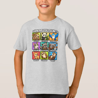 T-shirt Comment vous sentez-vous? Humeurs animales