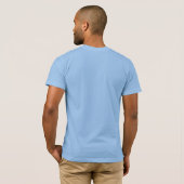 T-shirt Commentaire d'une étoile Bleu (Dos entier)