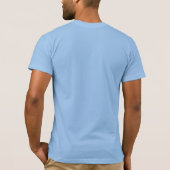 T-shirt Commentaire d'une étoile Bleu (Dos)