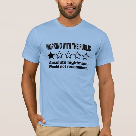 T-shirt Commentaire d'une étoile Bleu (Devant)