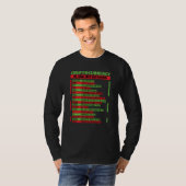 T-shirt Commerçant de blockchain de crypto-monnaie Finance (Devant entier)