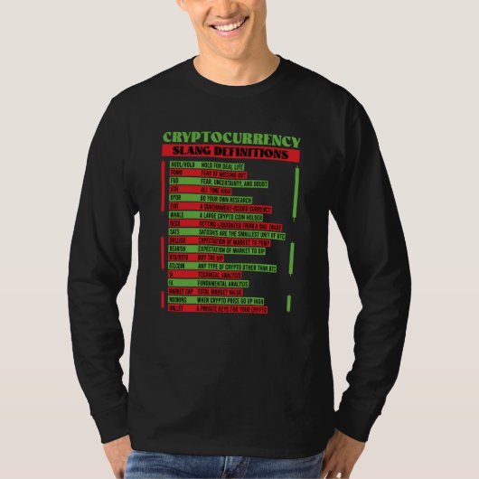 T-shirt Commerçant de blockchain de crypto-monnaie Finance (Devant)
