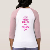 T-shirt Commerçant de poulet de DFW/graphiques roses (Dos)