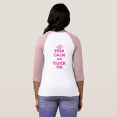 T-shirt Commerçant de poulet de DFW/graphiques roses (Dos entier)