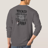 T-shirt Commerçant de poulet de DFW/poulet mauvais (Dos)